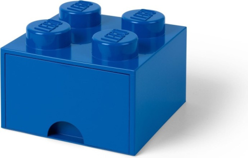 5005403-1 4 stud Bright Blue Storage Brick Drawer