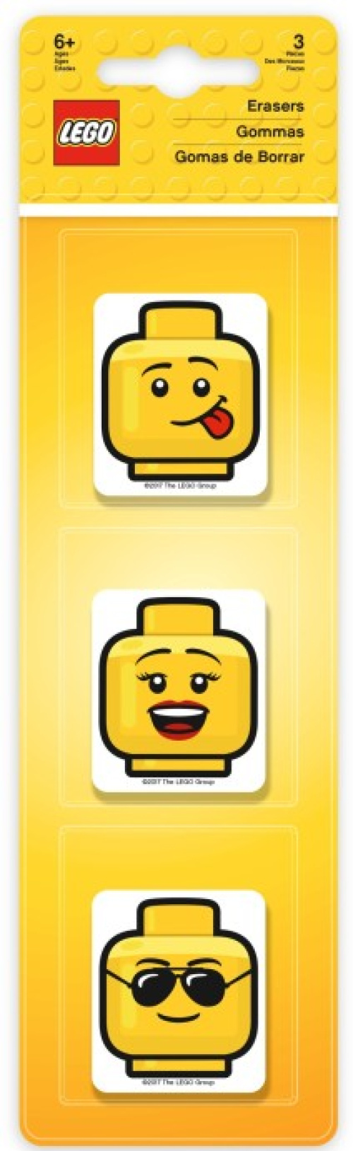 5005579-1 LEGO Erasers 3 Pack
