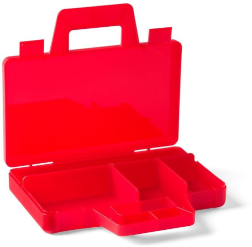 5005769-1 Transparent Red Sorting Case To Go