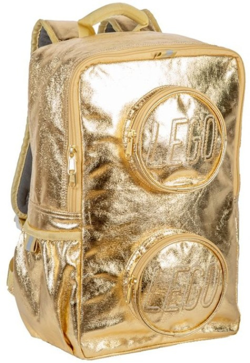 5005814-1 Gold Metallic Brick Backpack