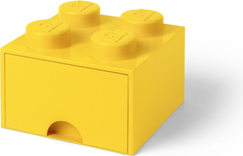 5006170-1 4 Stud Yellow Storage Brick Drawer
