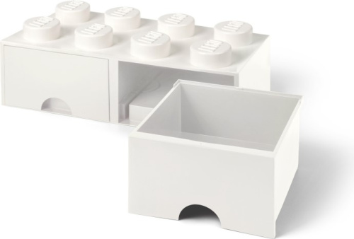 5006209-1 LEGO 8 Stud White Storage Brick Drawer