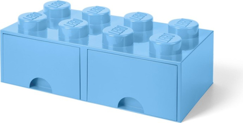5006311-1 8 Stud Brick Drawer Light Blue