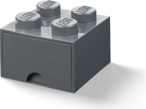 5006328-1 4 Stud Dark Gray Storage Brick Drawer