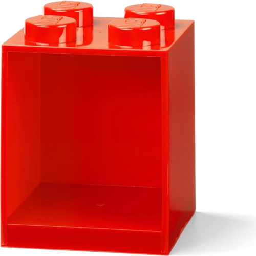 5006578-1 4 Stud Brick Shelf Bright Red