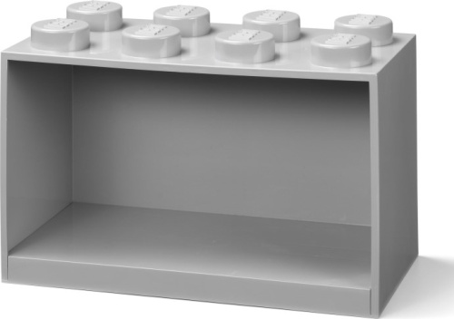 5006612-1 Brick Shelf 8 Knobs Grey