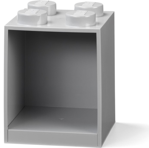 5006621-1 Brick Shelf 4 Knobs Grey