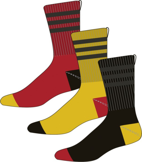 5006642-1 Adidas Crew Socks 3 Pairs
