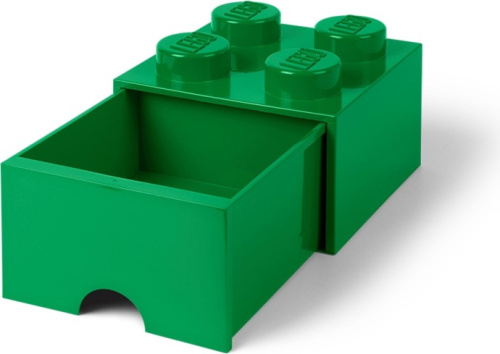 5006871-1 4 Stud Brick Drawer Green