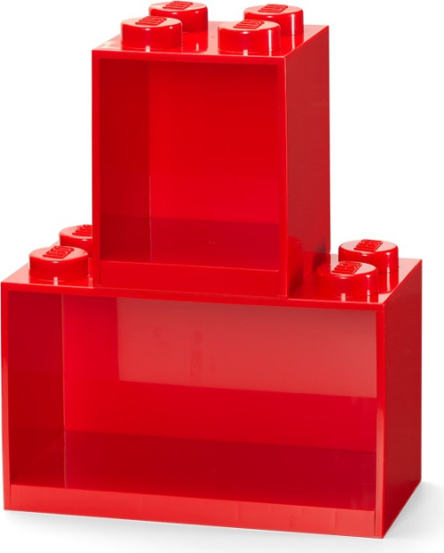 5006922-1 Brick Shelf Set Red