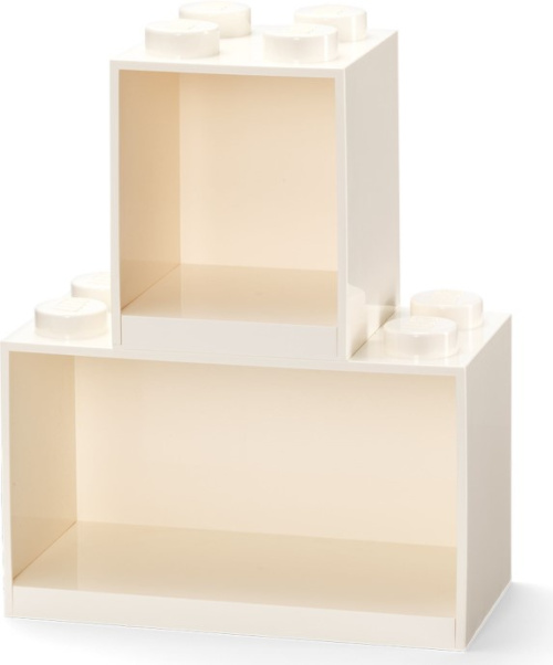 5006925-1 Brick Shelf Set White