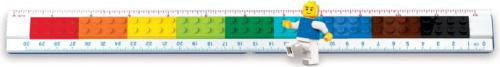 5007195-1 2 0 Convertible Ruler with Minifigure