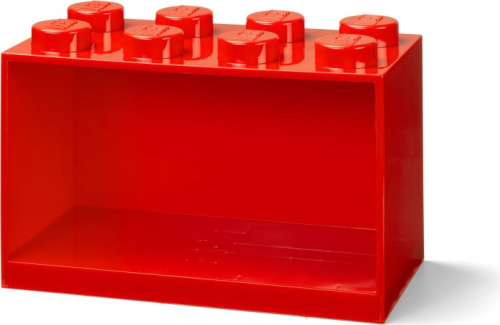 5007284-1 8 Stud Brick Shelf Bright Red
