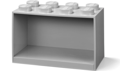 5007288-1 8 Stud Brick Shelf Gray