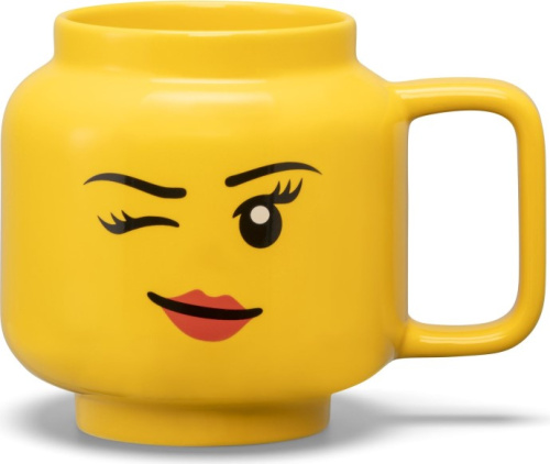 5007876-1 Large Winking Girl Ceramic Mug