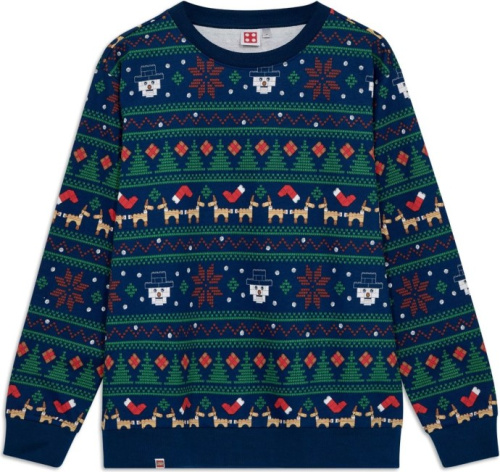 5009960-1 Adults Christmas Sweatshirt Dark Blue