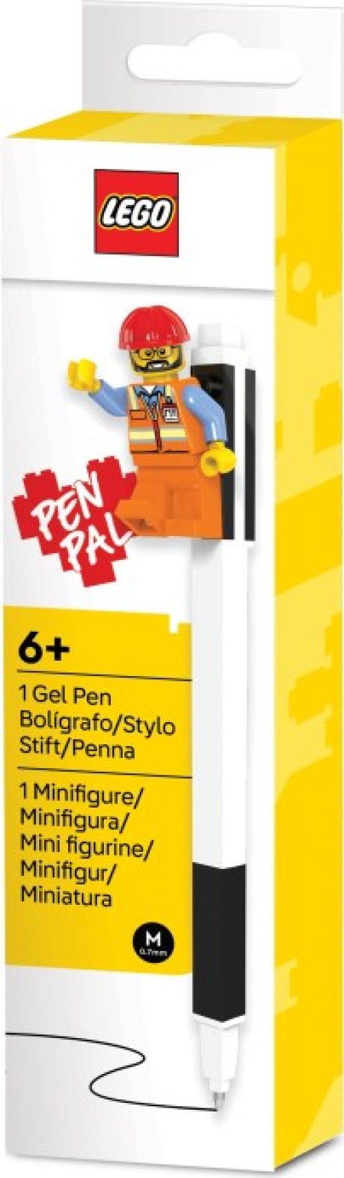 5010103-1 Pen Pal Gel Pen with Minifigure – Black
