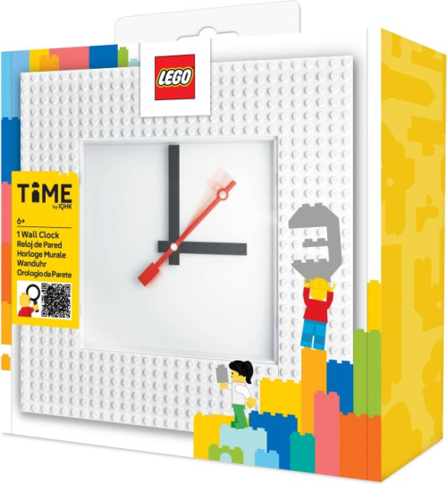 5010226-1 Wall Clock MOC (My Own Creation) – White
