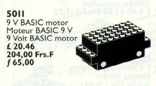 5011-1 Motor for Basic Set 810, 9V