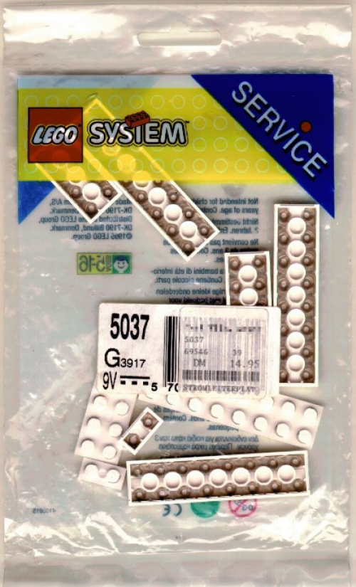 5037-1 Current-Carrying Bricks 9V Assorted Sizes