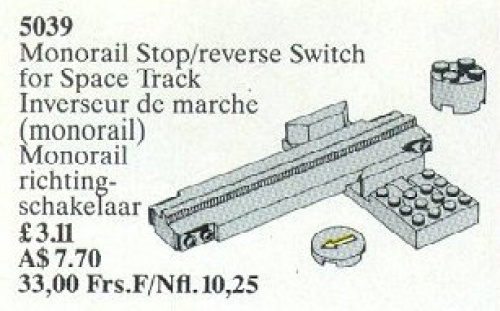 5039-1 Monorail Stop / Reverse Switch