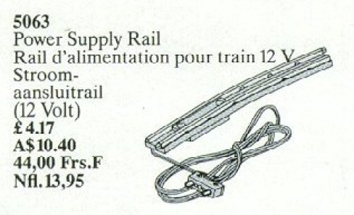 5063-1 Power Supply Rail for 12V Trains