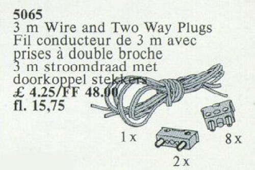 5065-1 Two-Way Plugs and Cable 3.0 m