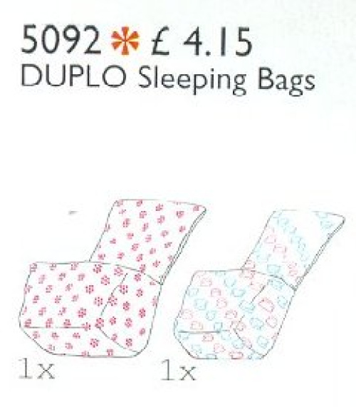 5092-1 Two Duplo Sleeping Bags