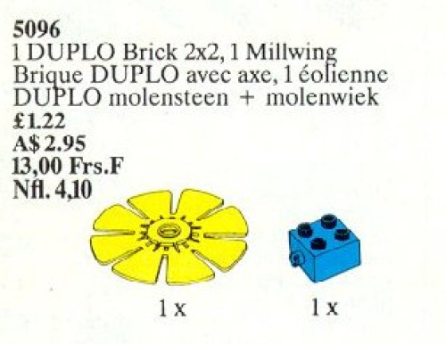 5096-1 Duplo Millstone and Millwing