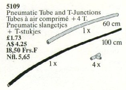 5109-1 Pneumatic Tubing and T-Junctions