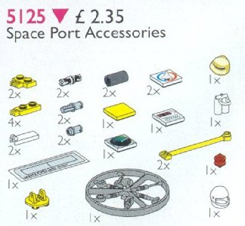 5125-1 Space Port Accessories (Launch Command Accessories)