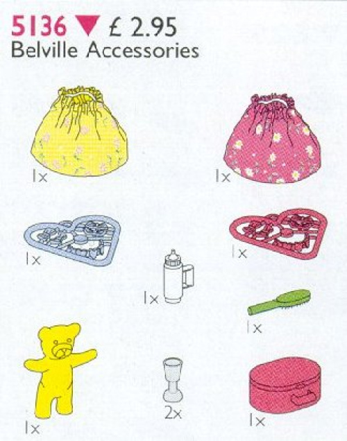 5136-1 Belville Accessories