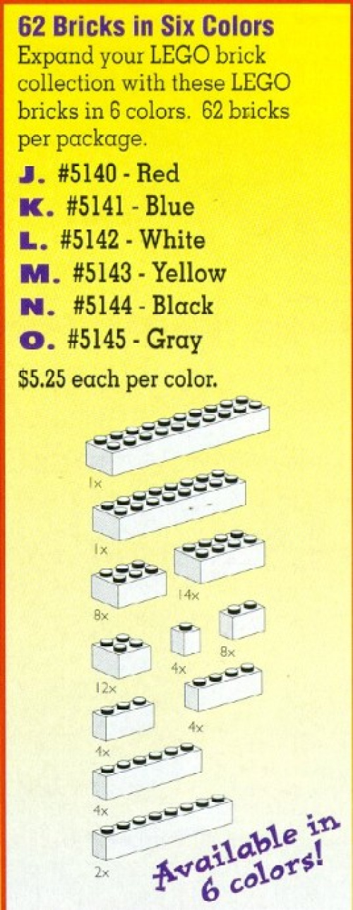 5142-1 Basic Bricks White