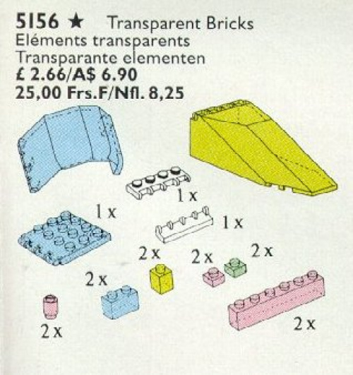 5156-1 Transparent Bricks