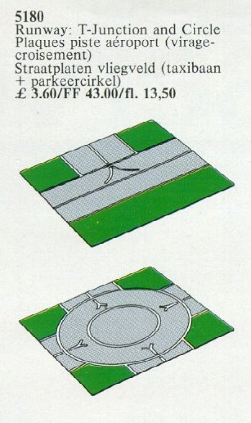 5180-1 Airport T-Junction and Circle Base Plates
