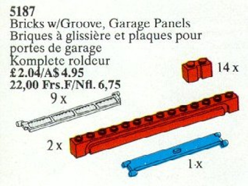 5187-1 Bricks with Groove, Garage Panels