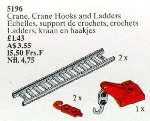 5196-1 Crane, Crane Hooks and Ladders