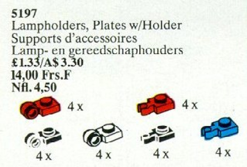 5197-1 Lamp Holders, Tool Holder Plates