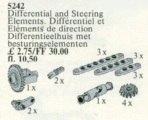 5242-1 Differential Housing and Steering Elements