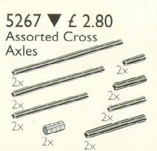 5267-1 Assorted Cross Axles