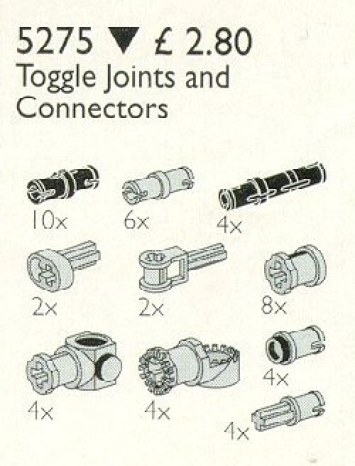 5275-1 Toggle Joints and Connector Pegs and Rods