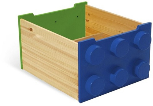 60031-2 Rolling Storage Box - Blue/Green