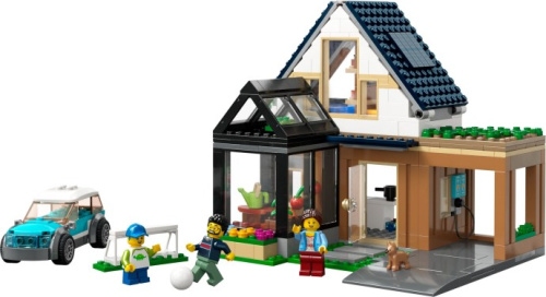 60398-1 Family House and Electric Car