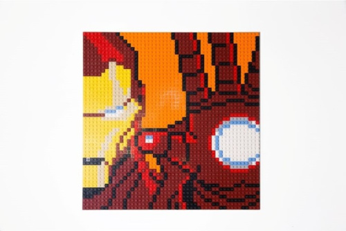 6250093-1 Iron Man Mosaic