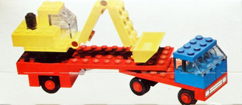 649-1 Low loader with excavator