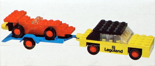 650-1 Car with trailer and racing car