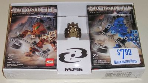 65296-1 Bionicle twin-pack with gold mask