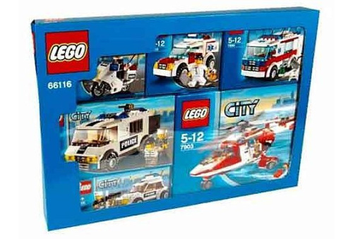 66116-1 City Emergency Service Vehicles (Multipack)