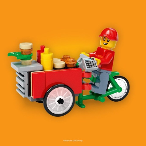 6614213-1 Bike Burger Cart
