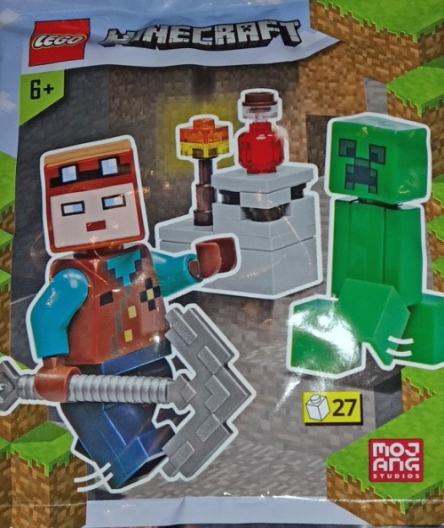 662204-1 Minecraft Miner and Creeper